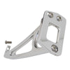 1956 CHEVY BILLET HOOD LATCH SUPPORT, POLISHED. MADE IN U.S.A.