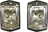 1968 1969 EL CAMINO TAIL LIGHT BEZEL CHROME HOUSINGS
