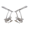 1966 1967 NOVA BILLET HOOD HINGES CLEAR COATED EDDIE MOTORSPORTS